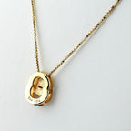 Celine Mere Diamond Necklace YG Yellow Gold Pendant 750 18k — view 3