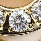 Celine Mere Diamond Necklace YG Yellow Gold Pendant 750 18k — view 5