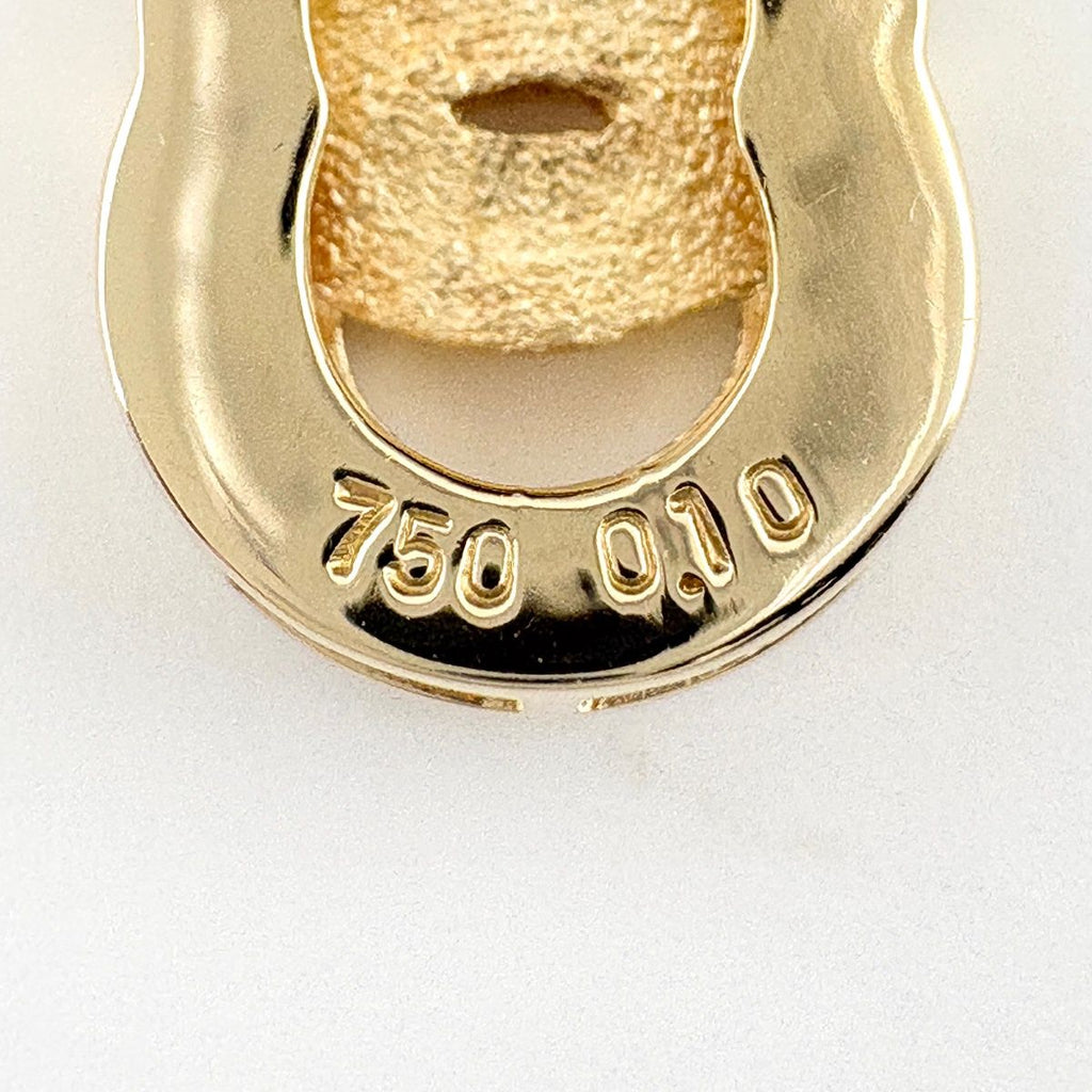 Celine Mere Diamond Necklace YG Yellow Gold Pendant 750 18k — view 2