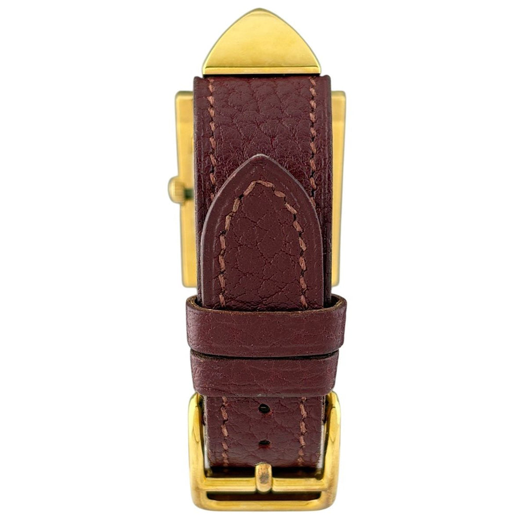 Hermes Medall Watch SS Leather Quartz White — view 4