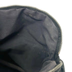Hermes Pouch Black Brown Silver Leather — view 6