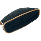 Hermes Pouch Black Brown Silver Leather — view 3