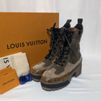 Louis Vuitton Laurie Line Monogram Reverse Ankle Boots