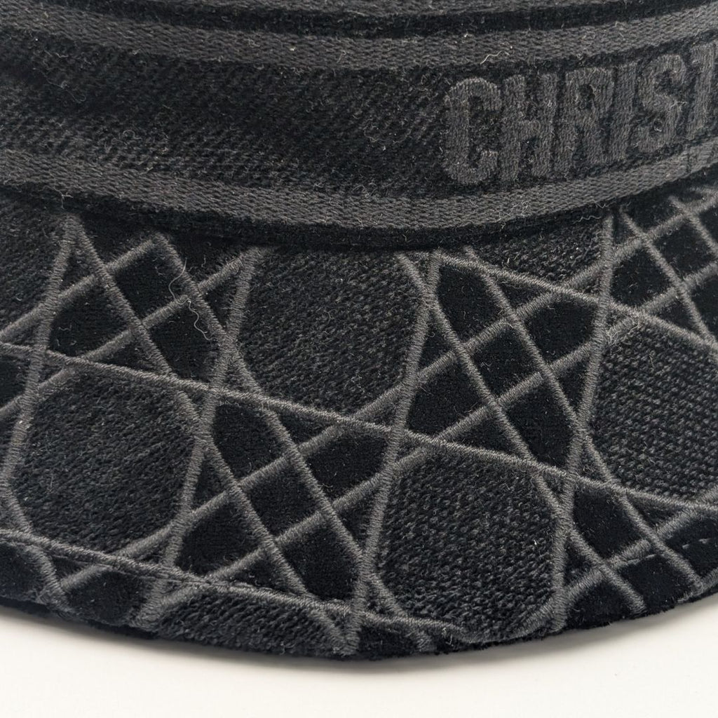 Dior Bucket Hat Cannage Black Logo — view 4