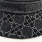 Dior Bucket Hat Cannage Black Logo — view 4