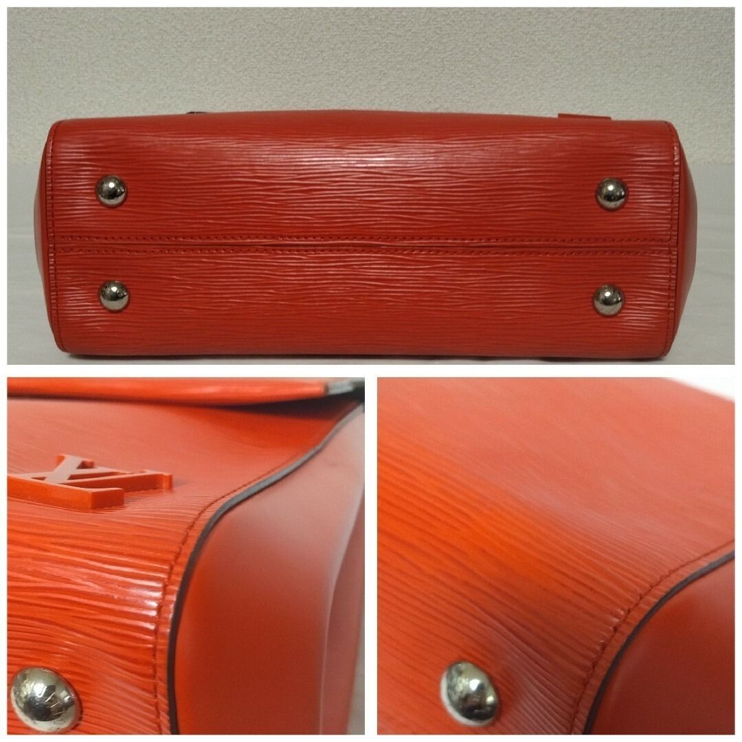 Louis Vuitton Cluny MM Epi Handbag Red — view 4
