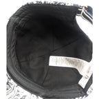 Dior Baseball Cap Black White Logo Hat Cot — view 8