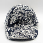 Dior Baseball Cap Black White Logo Hat Cot — view 2
