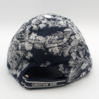 Dior Baseball Cap Black White Logo Hat Cot — view 3
