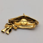 Chanel Brooch Beret Motif Gold First Era Vintage — view 4