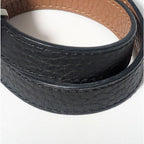 Louis Vuitton Bracelet LV Logo Leather Black — view 3