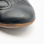 Hermes Evelyne Sneakers Leather Perforated Black — view 9