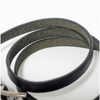 Hermes Hapi 3 Leather Black Silver Bracelet — view 7