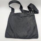 Prada Nylon Shoulder Bag Crossbody Black Triangle Logo — view 2
