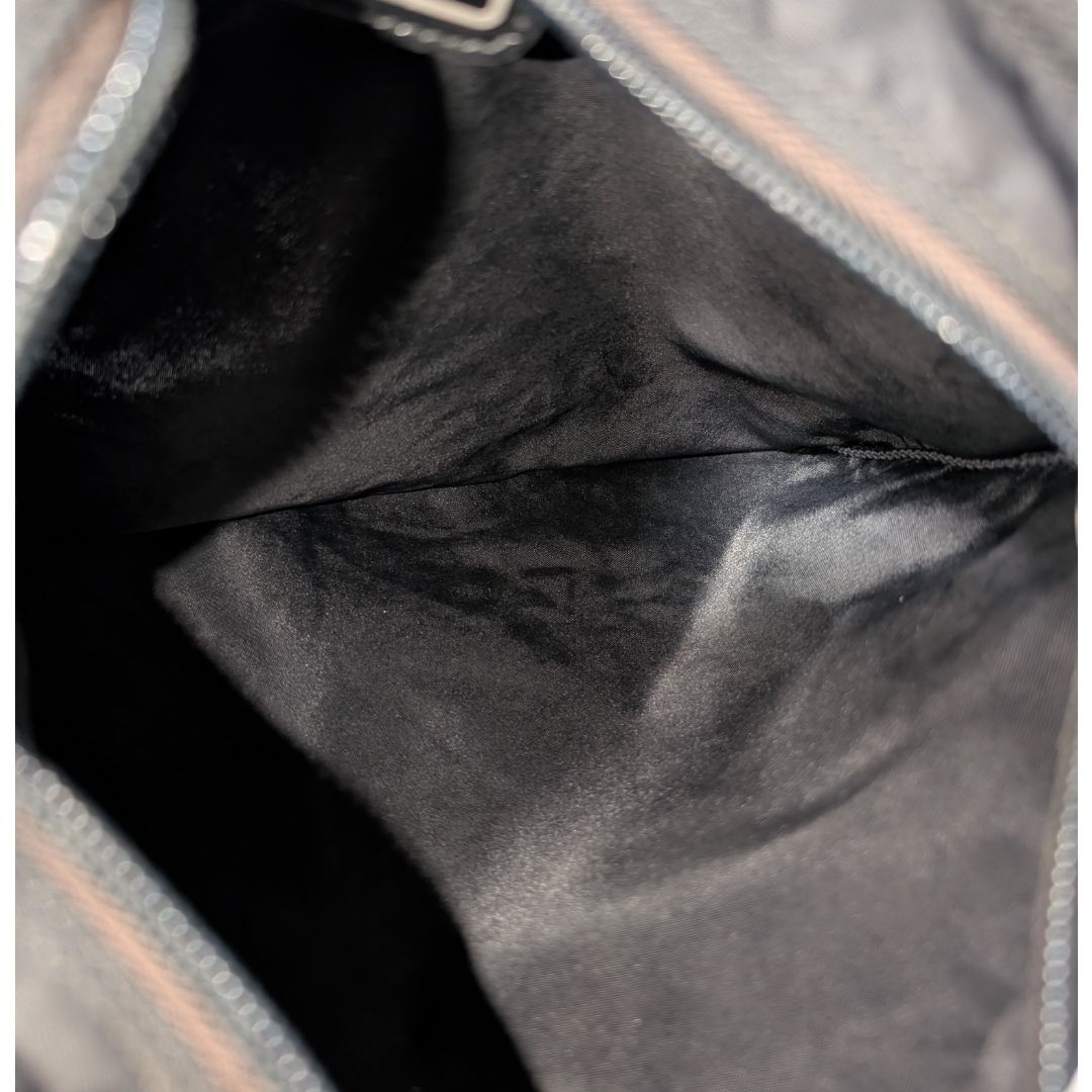 Prada Nylon Shoulder Bag Crossbody Black Triangle Logo — view 8