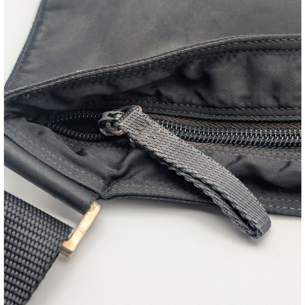 Prada Nylon Shoulder Bag Crossbody Black Triangle Logo — view 5
