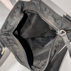 Prada Nylon Shoulder Bag Crossbody Black Triangle Logo — view 7