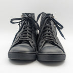 Louis Vuitton High Cut Zip Up Sneakers Monogram Leather — view 3