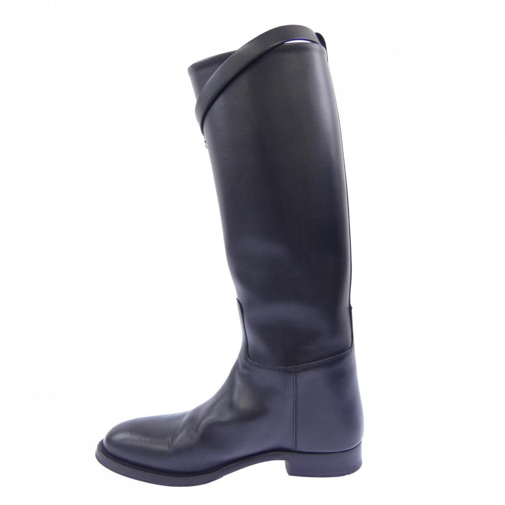 Hermes Jumping Kelly Buckle Long Boots — view 2