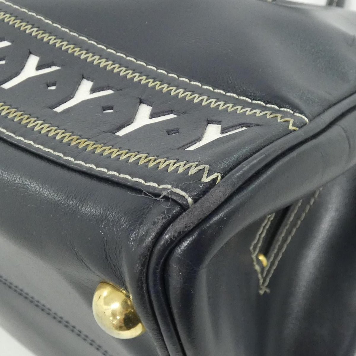Saint Laurent Vintage Yves Boston Bag — view 2