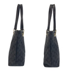Gucci Black GG Canvas Leather 002 Tote — view 7