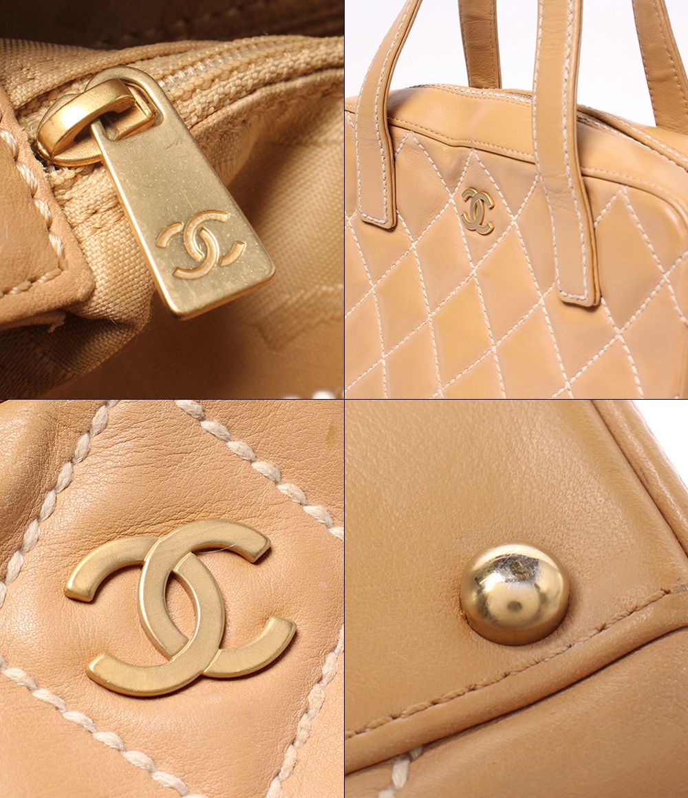Chanel Handbag Gold Wild Stitch — view 7