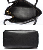 Chanel Tote Gold Quilted No 5 Caviar Leather — view 3