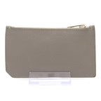 Saint Laurent Paris Card Case Gray Leather