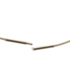 Hermes Necklace Cage Ash Cube Metal Beige — view 8