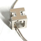 Hermes Necklace Cage Ash Cube Metal Beige — view 4