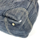 Chanel Handbag CC Logo Denim Blue — view 6