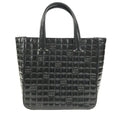 Chanel Handbag Choco Bar Logo CC Enamel Black