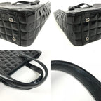 Chanel Handbag Choco Bar Logo CC Enamel Black — view 7