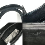 Chanel Handbag Choco Bar Logo CC Enamel Black — view 8