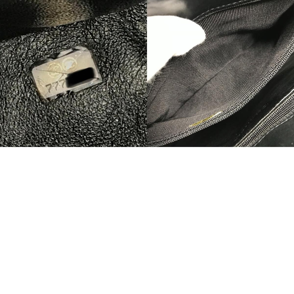 Chanel Handbag Choco Bar Logo CC Enamel Black — view 9