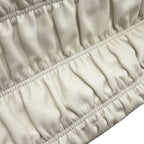 Prada Gathered Logo Leather 2-Way Shoulder Bag White — view 9