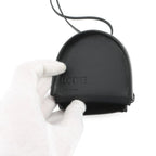 Loewe Shoulder Coin Case Heel Pouch Mini Calf Leather Purse Black — view 6