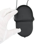 Loewe Shoulder Coin Case Heel Pouch Mini Calf Leather Purse Black — view 5