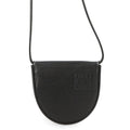 Loewe Shoulder Coin Case Heel Pouch Mini Calf Leather Purse Black