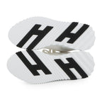 Hermes Sneakers Bouncing Nylon Suede 40.5 Shoes White — view 4