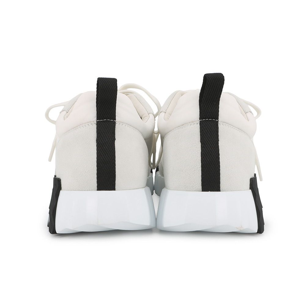 Hermes Sneakers Bouncing Nylon Suede 40.5 Shoes White — view 3