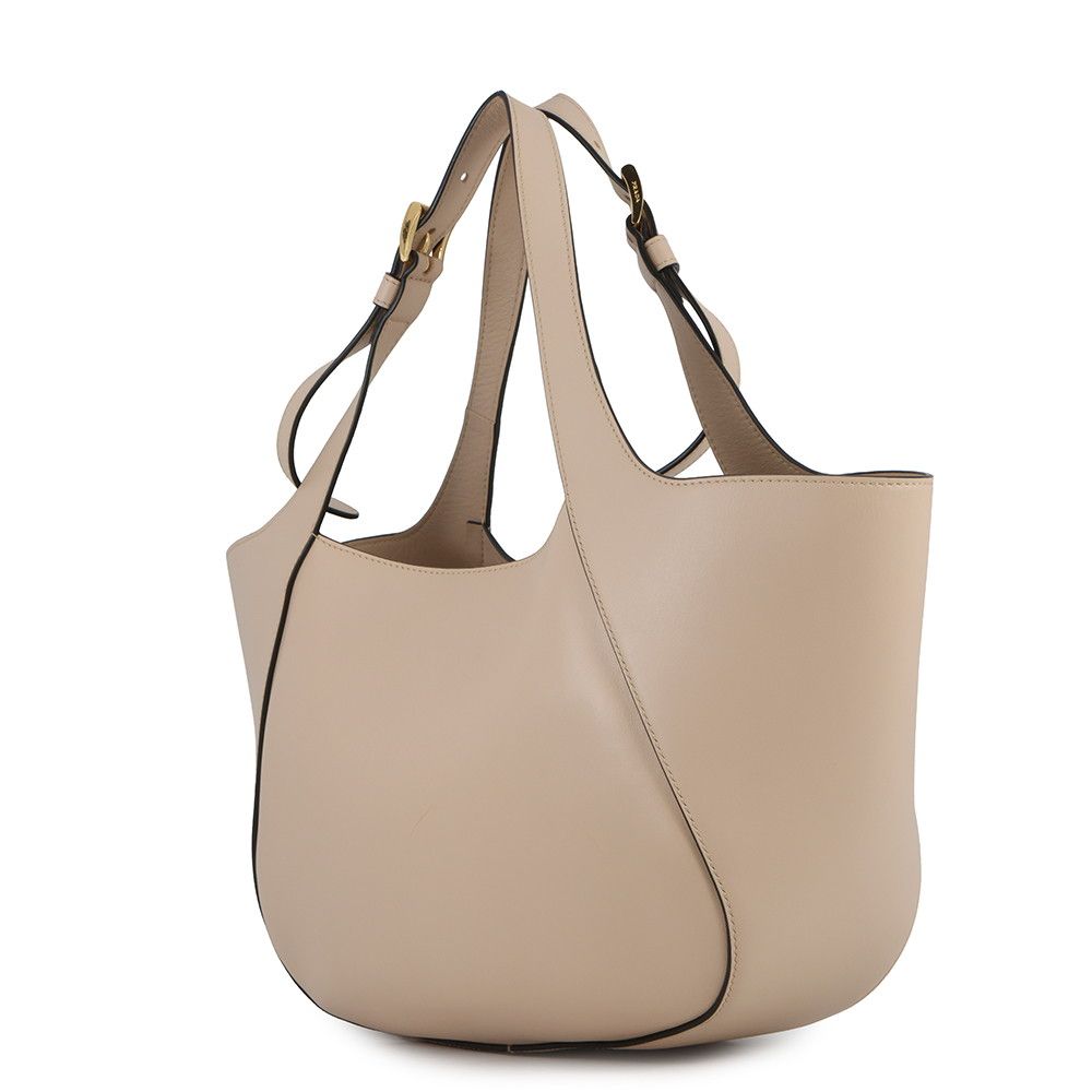Prada Tote Shopping Triangle Logo Leather — view 2