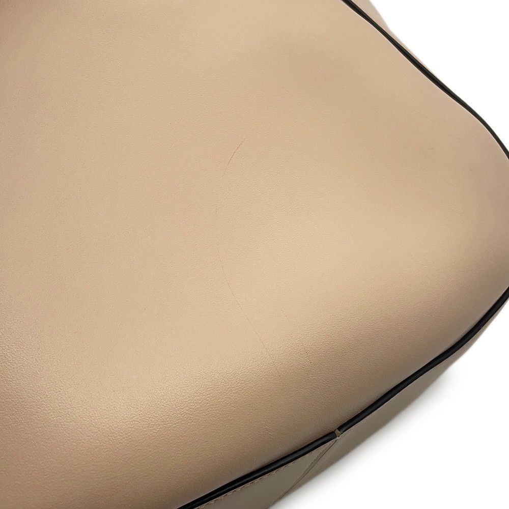 Prada Tote Shopping Triangle Logo Leather — view 6