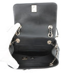 Chanel Backpack Quilted CC Logo Caviar Leather Black — view 5