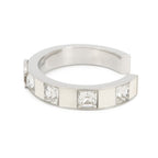 Chanel Bangle CC Logo Metal Rhinestone Bracelet — view 2