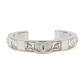 Chanel Bangle CC Logo Metal Rhinestone Bracelet