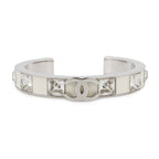 Chanel Bangle CC Logo Metal Rhinestone Bracelet