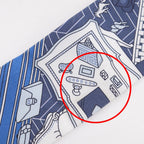 Hermes Twilly Object Curiosity Silk Blue Scarf — view 4