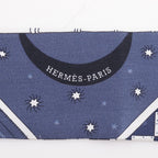 Hermes Twilly Object Curiosity Silk Blue Scarf — view 3