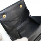 Saint Laurent Origami Tiny Wallet YSL Monogram Trifold Calf — view 5